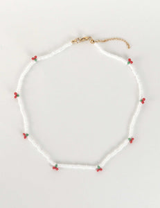 Cherry Seed Bead Necklace