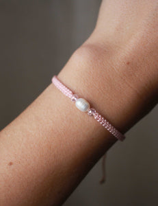Pearl Stacker in Pink
